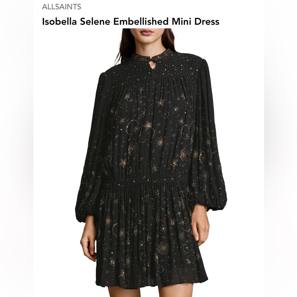 NWT - ALLSAINTS Isobella Selene Dress